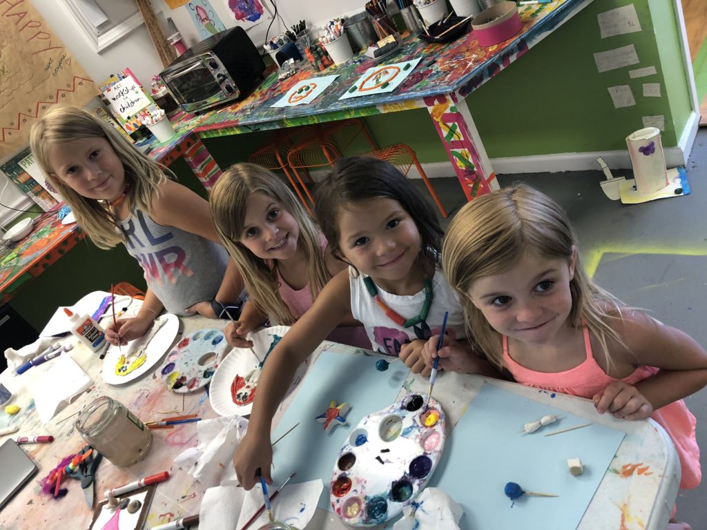 The process of art creation is a cornerstone of the Sprout program